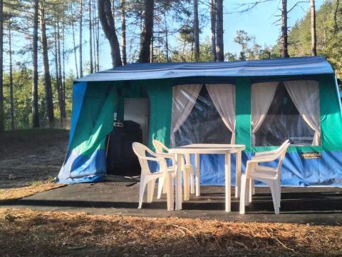 Tente 4 personnes - Tente Navajo 3 Pièces 4 Sans Sanitaire