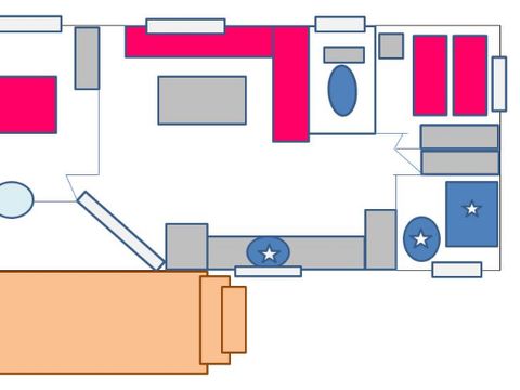 MOBILHOME 4 personnes - O'HARA GRAND CONFORT MOBILHOME 4 personnes - O'HARA GRAND CONFORT