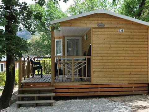 Mobilhome 4 personnes - Avec terrasse - Climatisation - TV - 31m²