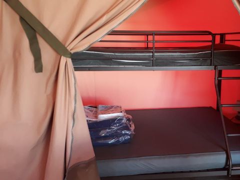 Tente en toile et en bois 5 personnes - Lodge