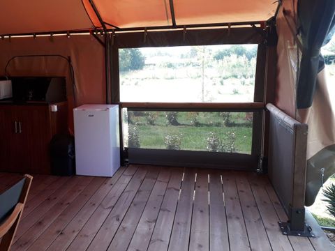 Tente en toile et en bois 5 personnes - Lodge