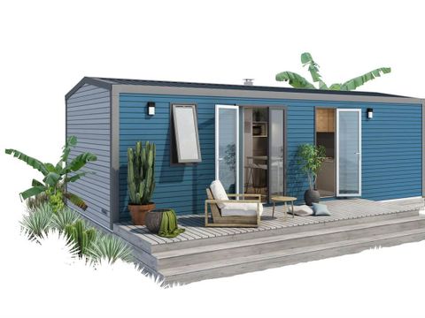 MOBILHOME 4 personnes - Cottage FAMILY "VUE LAC" (terrasse couverte) nouveauté 2023