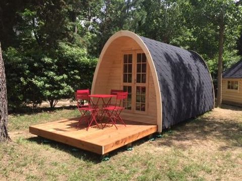 Tiny house 4 personnes - Cabane Pod - sanitaires communs