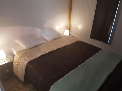 TENTE TOILE ET BOIS 5 personnes - Lodge Confort 25m² 2 chambres + terrasse 12m² 4/5 pers