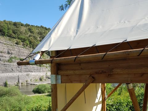 TENTE TOILE ET BOIS 2 personnes - Tente Bivouac Confort + 6m² 1 chambre