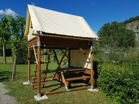 TENTE TOILE ET BOIS 2 personnes - Tente Bivouac Confort 6m² 1 chambre 1/2 pers