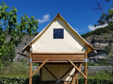 TENTE TOILE ET BOIS 2 personnes - Tente Bivouac Confort 6m² 1 chambre 1/2 pers
