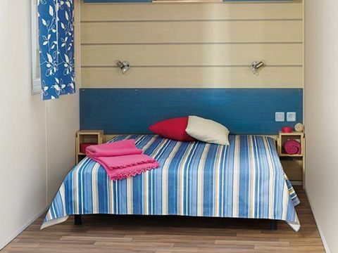 MOBILHOME 2 personnes - Mobil home Standard 21m² 1 chambre + terrasse 12m² semi-couverte (9m²) 2 pers
