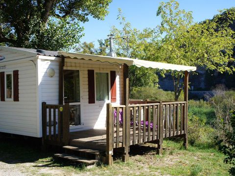 MOBILHOME 2 personnes - Mobil home Standard 21m² 1 chambre + terrasse 12m² semi-couverte (9m²) 2 pers