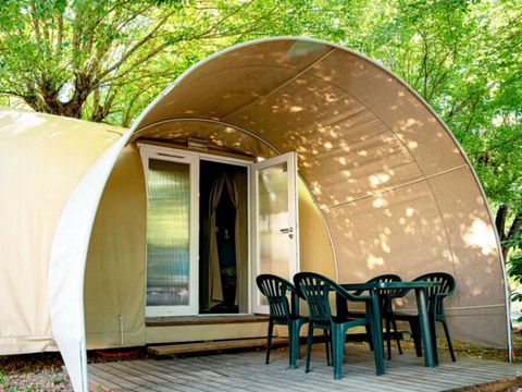 Tente en toile et en bois 4 personnes - Coco Sweet 2ch 4pers