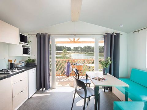 MOBILHOME 4 personnes - Pommier avec vue sur la rivière