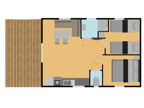 MOBILHOME 4 personnes - Pommier