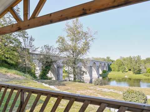 MOBILHOME 4 personnes - Pommier avec vue sur la rivière