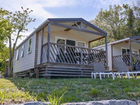 MOBILHOME 4 personnes - Pommier avec vue sur la rivière