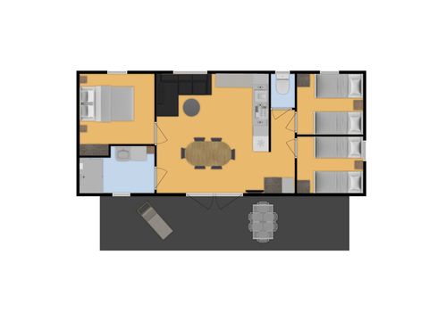 MOBILHOME 6 personnes - Châtaignier