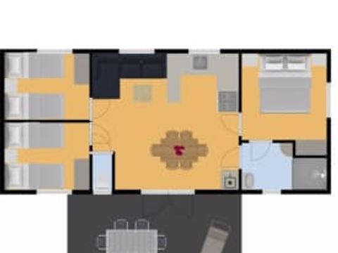 MOBILHOME 6 personnes - Mobil home Noyer