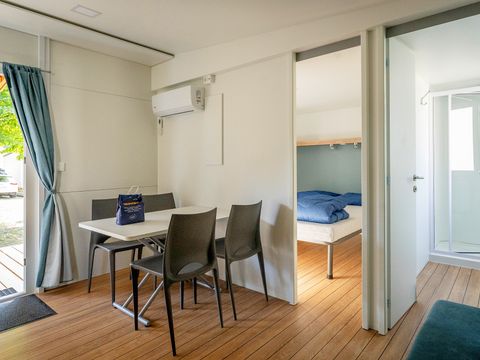 Mobilhome 6 personnes - Comfort | 2 Ch. | 4/6 Pers. | Terrasse surélevée | Clim.