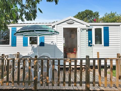 Mobilhome 6 personnes - Mobil-home | Classic XL | 3 Ch. | 6 Pers. | Terrasse surélévée non couverte | Clim.