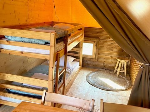 TENTE TOILE ET BOIS 5 personnes - Glamptent 2.0