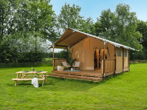TENTE TOILE ET BOIS 5 personnes - Glamptent Basic