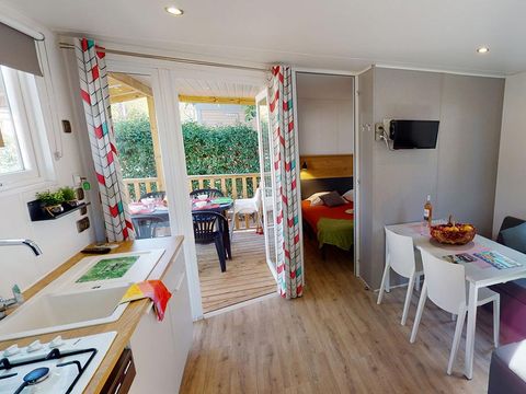 MOBILHOME 4 personnes - Castellet  - 28 m² - 2 chambres + plancha