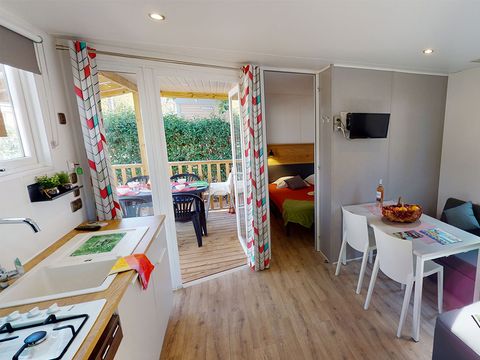 MOBILHOME 4 personnes - Mobil home Cassis - 28 m² - 2 chambres