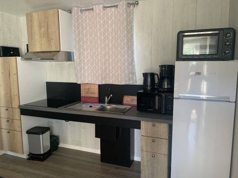 MOBILHOME 4 personnes - MOBIWOOD 40 PMR - 2 Chambres