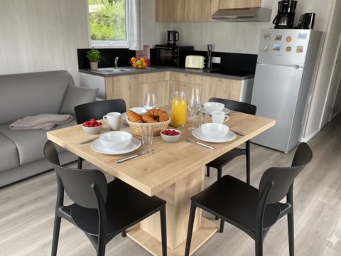 MOBILHOME 4 personnes - MOBIWOOD 36 avec son JACUZZI PRIVATIF - 2 Chambres