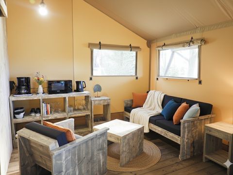 TENTE TOILE ET BOIS 5 personnes - LUXURY SAFARI LODGE