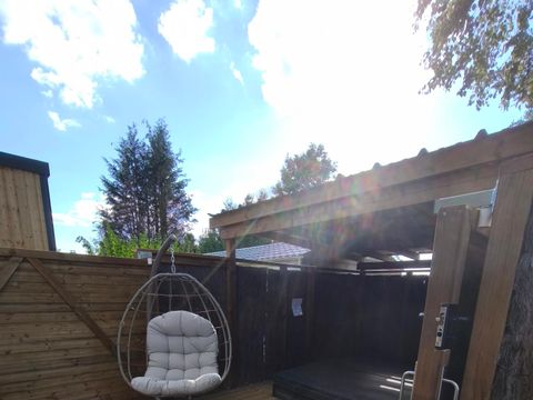 Mobilhome 2 personnes - Sunêlia Luxe - TAOS S2 - 1 chambre - 1 salle de bain avec ou - Sans jacuzzi privatif