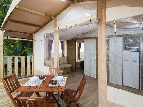 TENTE TOILE ET BOIS 5 personnes - TREND LODGE