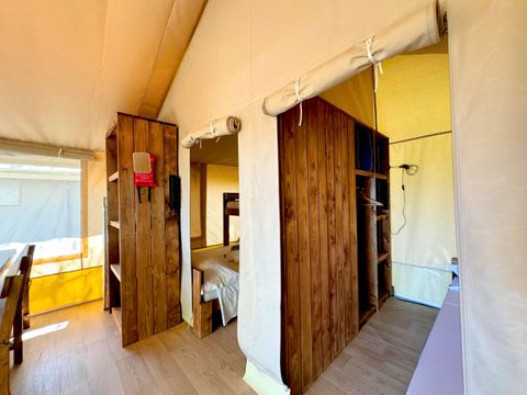 TENTE TOILE ET BOIS 5 personnes - Klahari Lodge