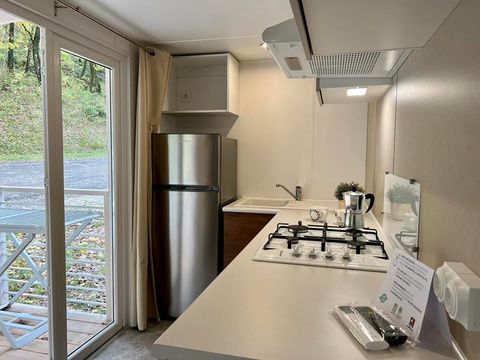MOBILHOME 4 personnes - (2 personnes incluses - 2 personnes supplémentaires possibles moyennant un supplément, veuillez contacter le camping)