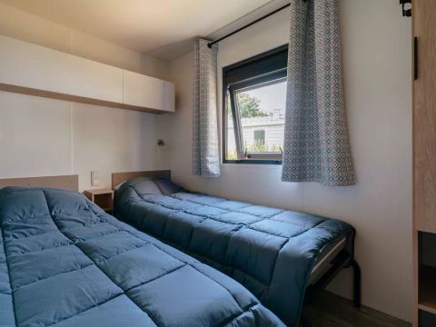 BUNGALOW 6 personnes - Mobil-home | Comfort | 3 Ch. | 6 Pers. | Terrasse Lounge | Clim.
