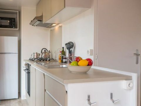 MOBILHOME 6 personnes - Comfort | 3 Ch. | 6 Pers. | Terrasse surélevée | Clim.