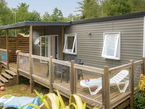 MOBILHOME 6 personnes - Comfort | 3 Ch. | 6 Pers. | Terrasse surélevée | Clim.