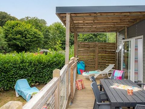 MOBILHOME 6 personnes - Comfort | 3 Ch. | 6 Pers. | Terrasse surélevée | Clim.