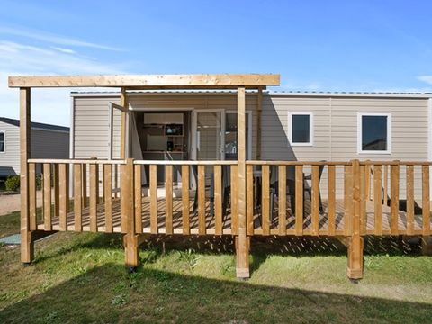 Mobilhome 6 personnes - Mobil-home | Premium | 3 Ch. | 6 Pers. | Terrasse surélevée | Clim. | TV