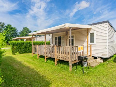 MOBILHOME 6 personnes - Mobil-home | Comfort | 3 Ch. | 6 Pers. | Terrasse surélevée | TV