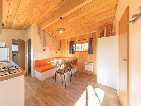 MOBILHOME 4 personnes - 2 CHAMBRES BOIS