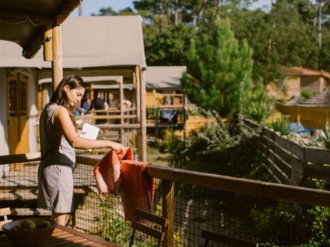 CHALET 4 personnes - CABANE AFRICA 2ch 4 pers