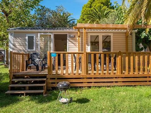 MOBILHOME 6 personnes - Comfort | 3 Ch. | 6 Pers. | Terrasse surélevée | Clim.