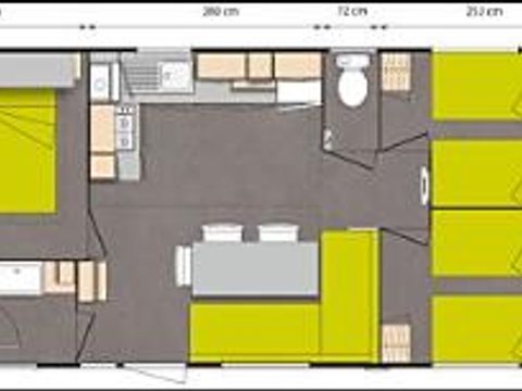 MOBILHOME 4 personnes - CONFORT