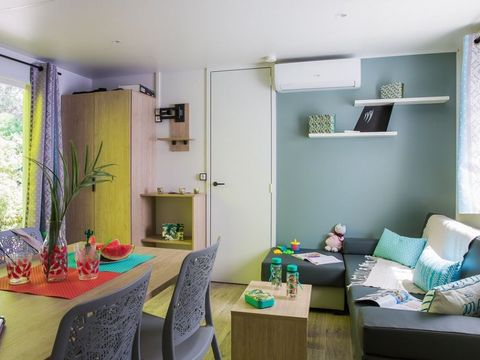 Mobilhome 4 personnes - Confort+ 2chambres - 2 salles de bain 34m²