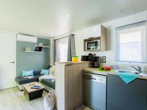 Mobilhome 6 personnes - Confort+ 3chambres - 2 salles de bain 39m²