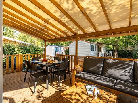 MOBILHOME 6 personnes - Mobil-home | Comfort | 3 Ch. | 6 Pers. | Terrasse Lounge | Clim.