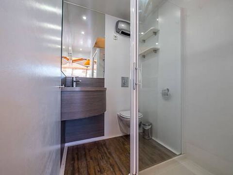 TENTE TOILE ET BOIS 5 personnes - Tente Safari | 2 Ch. | 4/5 Pers. | Clim.