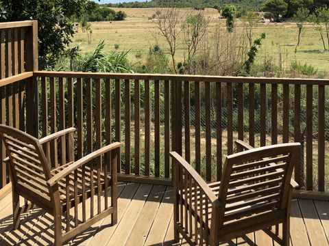 MOBILHOME 6 personnes - LE PANORAMIQUE PRIVILEGE Vue Réserve 6 pers