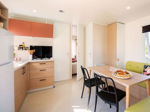 MOBILHOME 6 personnes - LE PANORAMIQUE PRIVILEGE Vue Réserve 6 pers