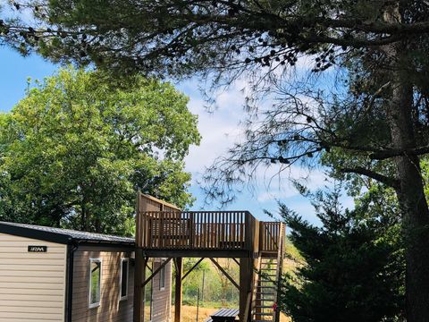 MOBILHOME 6 personnes - LE PANORAMIQUE PRIVILEGE Vue Réserve 6 pers